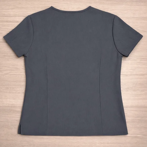 FIGS Scrub Set XXS Petite Graphite Gray Jogger Pants + V-Neck Top - Picture 5 of 9